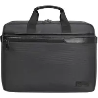 Wozinsky Sacoche pour ordinateur portable WET-15 de 15,6 pouces avec poignée et bandoulière réglable - Noir (15.60"), Sac pour notebook, Noir