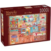 Magnolia - Puzzles - Bareven Bakery - 1000 Puppen