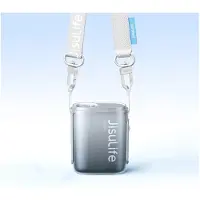 JISULIFE Ventilateur de cou 5 4500 mAh avec dragonne - Noir