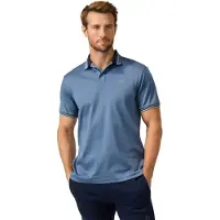 Hackett London pour homme. HM5600230 Polo Members bleu (3XL), Casuel, Coton, Manche courte