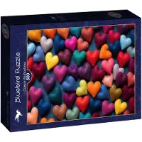 Bluebird Puzzle Puzzle Coeurs Multicolores - 500 à 999 pièces