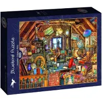Bluebird Puzzle Jeu de puzzle Hidden Object Attic - 500 pièces Puzzle pour enfants
