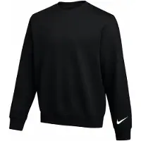 Nike Garçons, T-shirt de sport, Park Fleece Crew Kinder-Sweatshirt (L), Noir, L