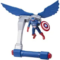 Hasbro Figurine Captain America - Commandes de vol. Collection Marvel Epic Hero Series Captain America : Le Meilleur des mondes. À partir de 4 ans.