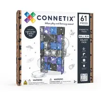Connetix Ensemble d'aimants - 61 Parties - Circuit à billes Gala - - UneTaille - Jouets Magnétiques