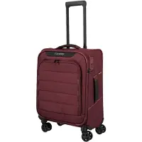 Travelite Valise trolley SKAII, taille S, avec 4 roulettes, adaptée aux bagages à main, poids : 2,00 kg