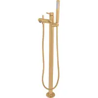 RAV Mitigeur baignoire sur pied SEINA en laiton doré brossé H. 93,2 cm