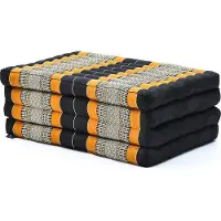 Famanu Coussin de massage pliable 200 x 70 cm en kapok, écologique et confortable