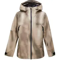 Peak Performance - Veste de ski freeride - M Edge 3L Aop Jacket 336 Beam Fade pour Homme - Taille L - Beige