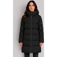 Ecoalf pour femme. MCWGAJKMANLI0987W26-319 Veste Manlie noire (L), Casuel, Polister recyclé