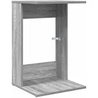 vidaXL Table D'appoint Gris Sonoma 40 X 38 X 62,5 Cm Bois D'ingénierie