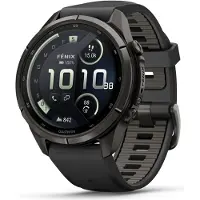 Garmin Montre multisports GPS Fenix 9 Pro, inReach, 43 mm, noir/gris galet (43 mm)
