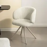 Zesso Milton & Oldbrook Chaise de salle à manger pivotante Astara Beige