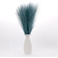 OEM Décoration en herbe de la pampa artificielle, 55 cm, bleu Tiffany, 20 pièces