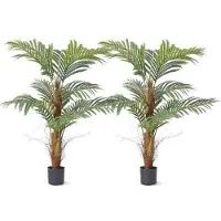 OEM Palmier artificiel - Sans entretien - 120 cm de haut - Pour l'intérieur et l'extérieur