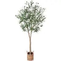 OEM Arbre artificiel de 150 cm de haut, en pot tressé, pour la décoration du salon