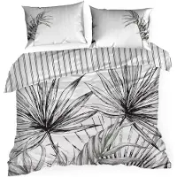 Eurofirany 458519 (Parure de lit, 220 x 200 cm, 70 x 80 cm)
