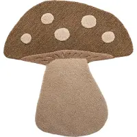 Bloomingville Tapis - Laine - Champignon - Marron - - UneTaille - Couverture