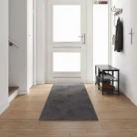 Syfax Tapis Couloir Gris 80 x 500 cm