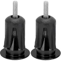 Gistuch 2 embouts de guidon pour vélo, pour VTT et vélos de course, noir