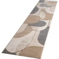 Tapis.fr Tapis Tiana gris 80x300 cm