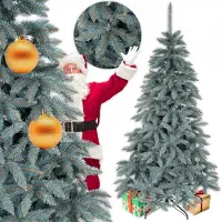 Inna Arbre de Noël artificiel comme un vrai épicéa, 220 cm, dense, magnifique, édition limitée