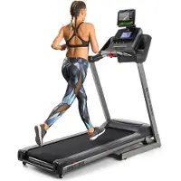 Capital Sports Infinity Track 2.0 Tapis de course 4,5 ch Bluetooth appli Kinomap LCD - gris