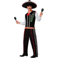 Atosa Mariachi Suit Costume Vert M-L Enfants