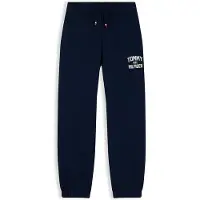Tommy Hilfiger Pantalon 'Brand Love' bleu nuit / blanc