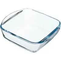 Scanpart Bol en verre pour friteuse à air chaud carré 1,1L 20x20cm Accessoires Airfryer