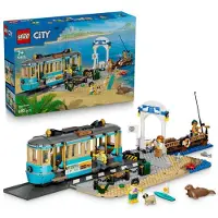 LEGO City Tramway de Bord de Mer 60506, Jouet Train, Garçon ou Fille 7 ans et plus, Maquette de Tramway