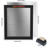 StarTech.com Table de découpe laser - Modèle S1 - Table de travail - Pour lasers CO2 et diodes - Plateforme de découpe et de gravure - Lit universel en nid d'abeille - 260x215x22 mm