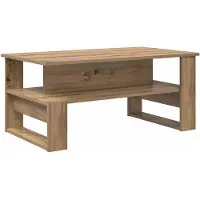 vidaXL Table basse en chêne Artisan 90 x 50 x 40 cm Bois composite