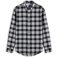 Tommy Hilfiger Dm0dm23528 Long Sleeve Shirt Noir,Gris 2XL Homme