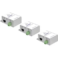 Renkforce RF-3684876 Extension de réseau 2 fils Portée (max.) : 300 m 3 pcs 200 MBit/s avec PoE