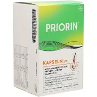 Priorin gélules en cas de troubles de la croissance et de la chute des cheveux d'origine hormonale et héréditaire chez la femme, 270 gélules