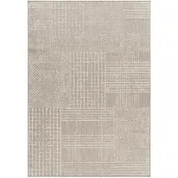 Un Amour De Tapis Tapis kilim, motif géométrique, beige, crème, rectangulaire, en polypropylène, tissé, Turquie
