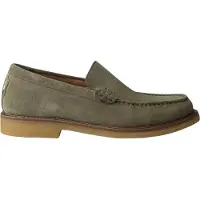 BOSS pour homme. 50568752 Mocassins en cuir Kope Mocc vert (45), Plat, Aucun, Casuel