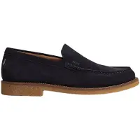 BOSS pour homme. 50568752 Mocassins en cuir Kope Mocc marine (46), Plat, Aucun, Casuel
