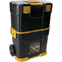 vidaXL Mallette à outils sur roulettes 460x280x677 mm PP