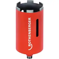 Rothenberger Couronne diamantée DX High Speed Dry 1/2″ Ø 72 mm Longueur 150 mm Nombre de segments 5 (72 mm)