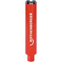 Rothenberger Couronne diamantée DX High Speed Dry 1 1/4″ Ø 82 mm Longueur 330 mm Nombre de segments 5 Filetage (82 mm)