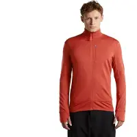 Icebreaker 260 Quantum Iv Full Zip Sweatshirt Orange M Homme