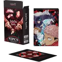 Hasbro Lomo Jujutsu Kaisen Anime Satoru Gojo Cards – 60 Cards + 32 Stickers v1