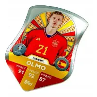 Hasbro Match Attax Euro 2024 Germany Card. Sc 8 Dani Olmo / Chrome Shield