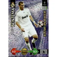 Hasbro Panini Champions League 2009/10 card: Real Madrid – Karim Benzema – Star Player