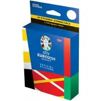 Hasbro MEGA BOX Blister Pack: Topps EURO 2024 Stickers – Gold Signature Parallels Sachets