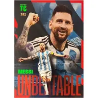 Hasbro Top Class 2023 262 MESSI Unbeatable Red Panini Football Cards