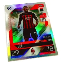 Hasbro Match Attax 2022/23 Card. Cr16 Rafael Leao / Chrome Preview