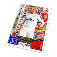 Hasbro Match Attax 2017/18 Card 17 Cristiano Ronaldo / Real Madrid Cf